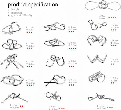 The Best  Gift🎁 Metal Montessori Puzzle Solving