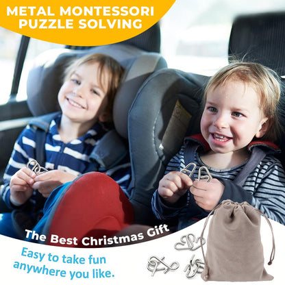 The Best  Gift🎁 Metal Montessori Puzzle Solving