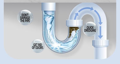 🔥LAST DAY 50% OFF -Powerful & Gentle Pipe Dredging Agent -For Kitchen & Toilet Pipelines
