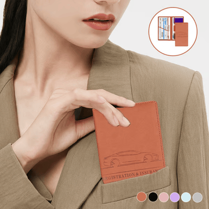 🔥Hot Sale 60% OFF✨Car Registration & Insurance Card Holder