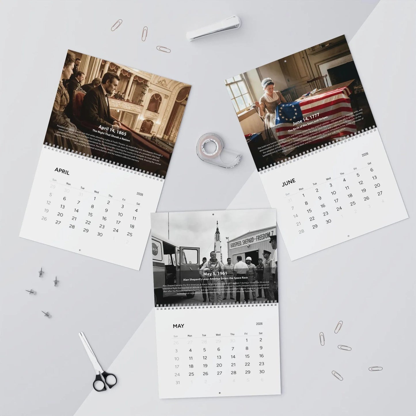 🔥Last Day 50% OFF🔥America's 250th Anniversary 2026 Calendar