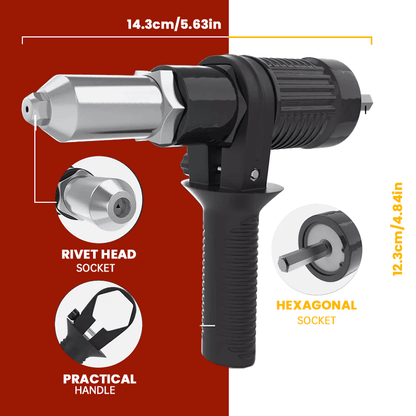 🔥Last Day 50% OFF-Pro-Grade Electric Rivet Gun Adapter