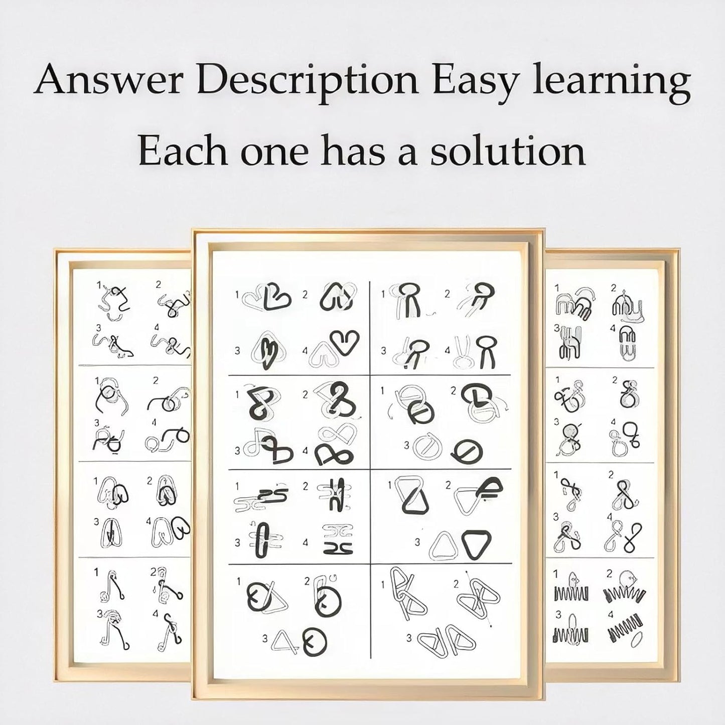 The Best  Gift🎁 Metal Montessori Puzzle Solving