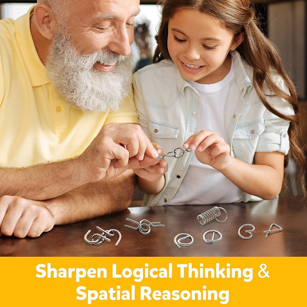 The Best  Gift🎁 Metal Montessori Puzzle Solving