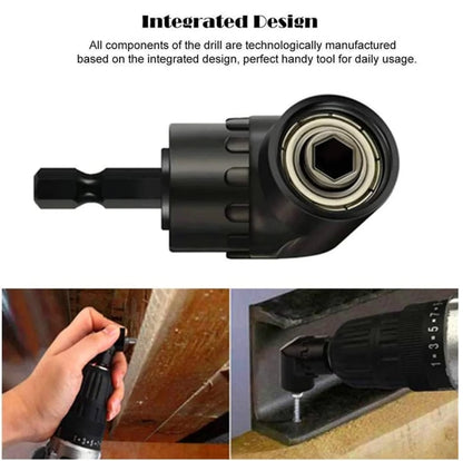 🔥LAST DAY 60% OFF - 🛠️6Pcs Right Angle Drill Attachment Set with 105° Angle Drill Adapter and Impact Grade Socket Adapter