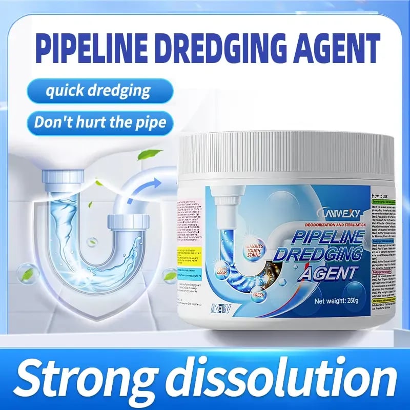 🔥LAST DAY 50% OFF -Powerful & Gentle Pipe Dredging Agent -For Kitchen & Toilet Pipelines